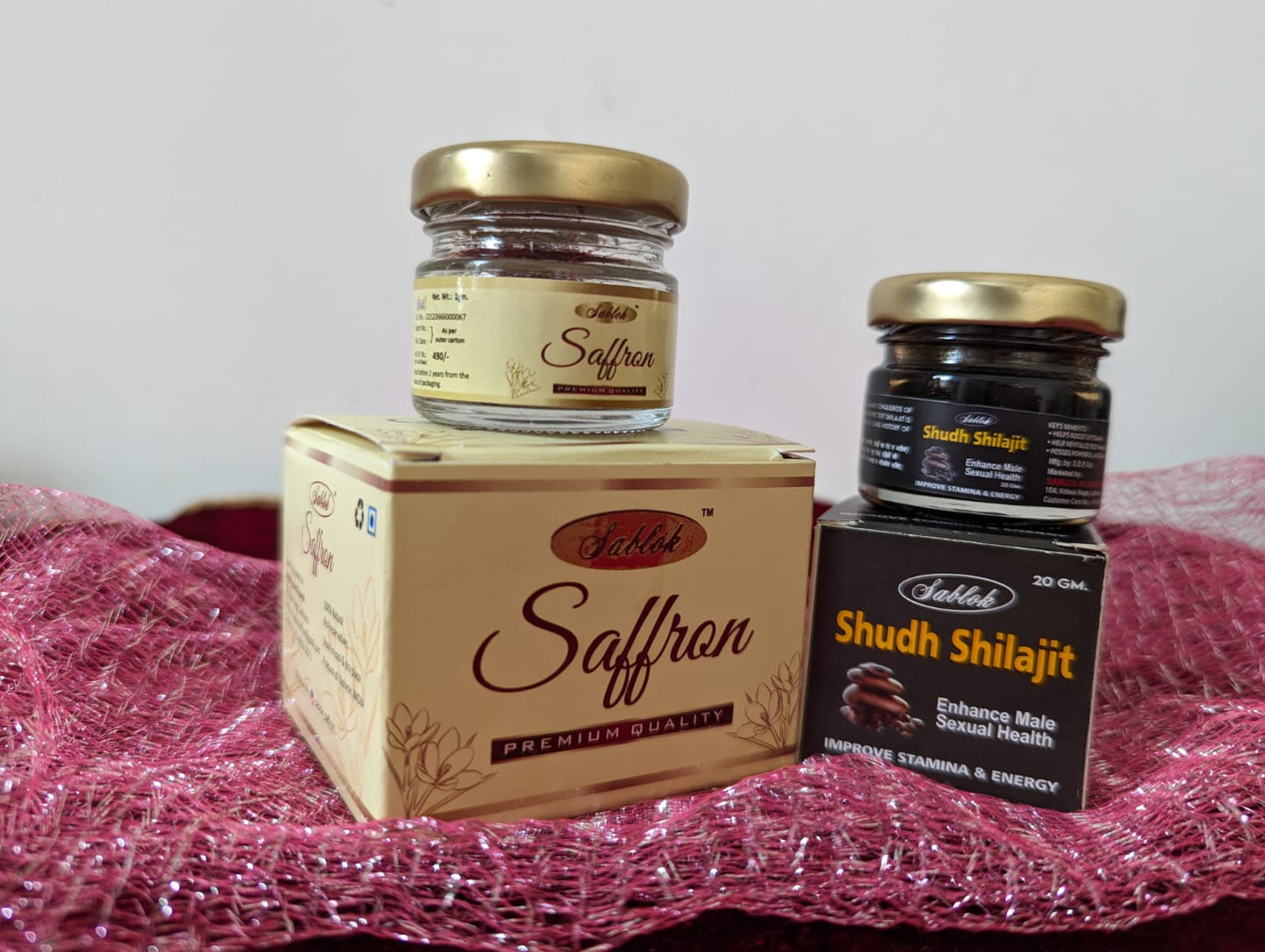 Saffron + Shilajit Combo